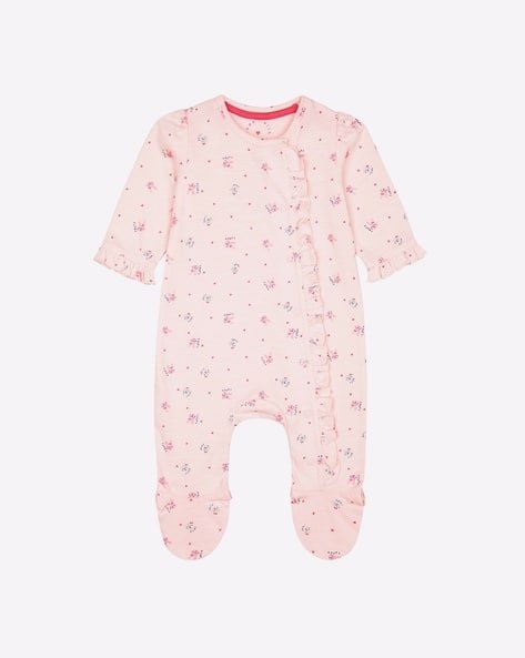 Mothercare Printed Button-Down Romper