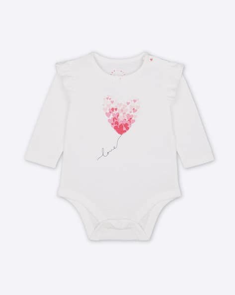 Mothercare Graphic Print Ruffled Bodysuit