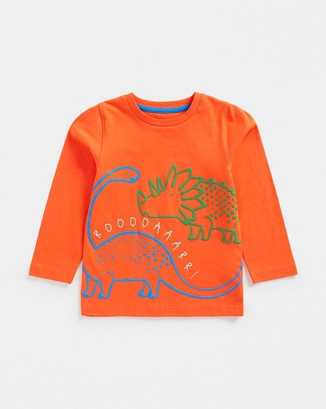 Mothercare Dino Print Crew-Neck Sweatshirt