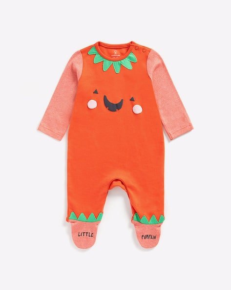 Mothercare Printed Rompers with Applique