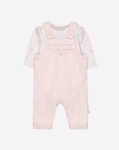 Mothercare Cotton Bodysuit with Dungaree Set