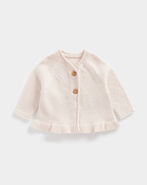 Mothercare Girls Knitted Cotton Cardigan