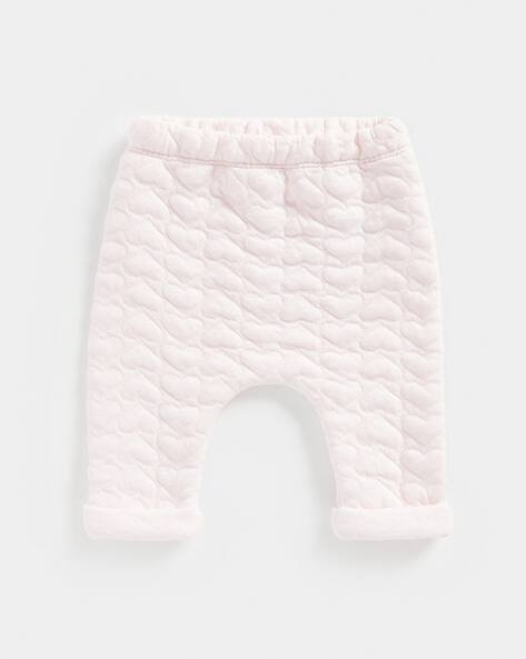 Mothercare Heart Wadded Joggers with Elasticated Waist