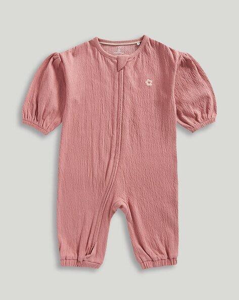 Mothercare Infants Crinkled Zip-Up Romper