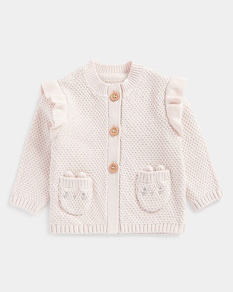 Mothercare Knitted Cardigan with Ruffles