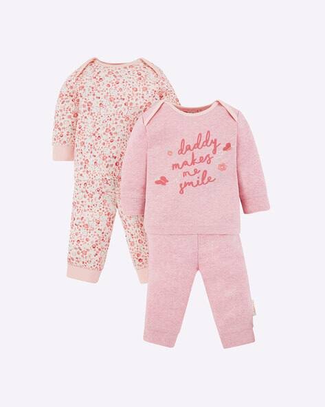 Mothercare Pack of 2 Printed T-shirts and Pyjamas Set