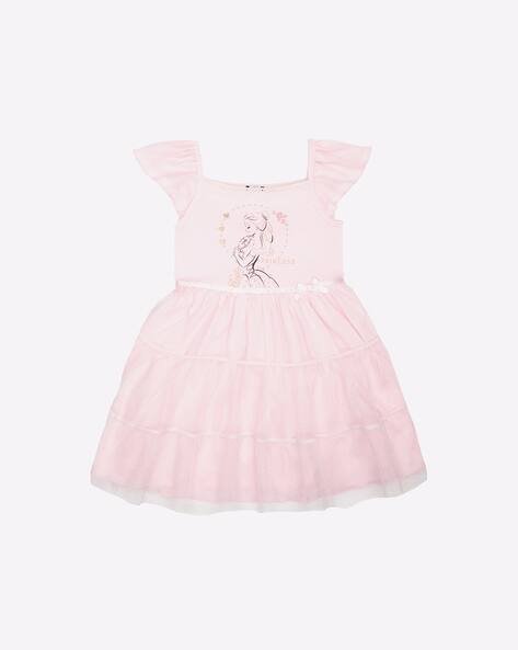 Mothercare Panelled Printed Fit & Flare Dress with Sequins