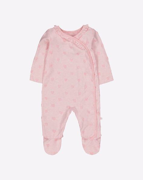 Mothercare Printed Rompers with Frill Trim