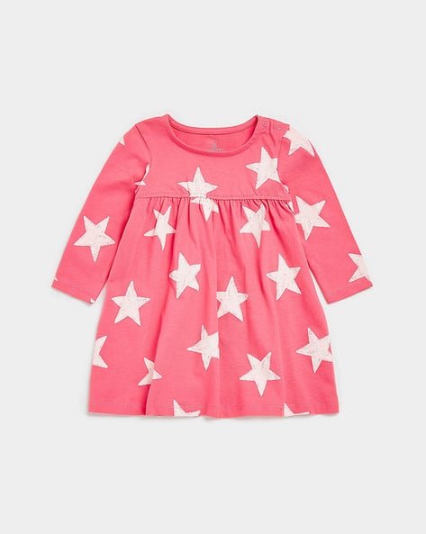 Mothercare Stars Print Fit & Flare Dress