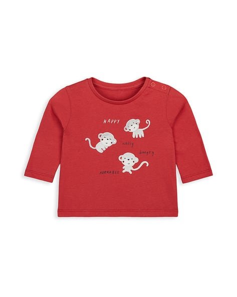 Mothercare Printed Round-Neck T-shirt