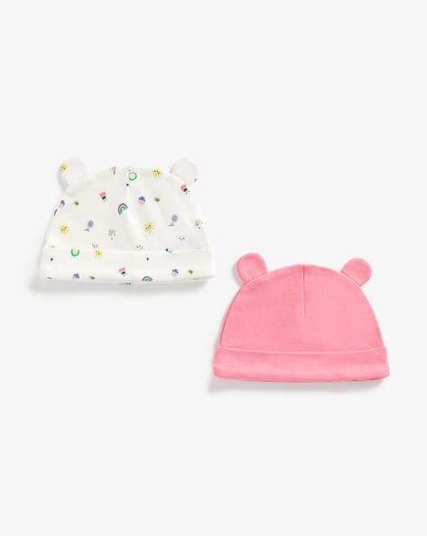 Mothercare Pack of 2 Beanies with 3D Ears