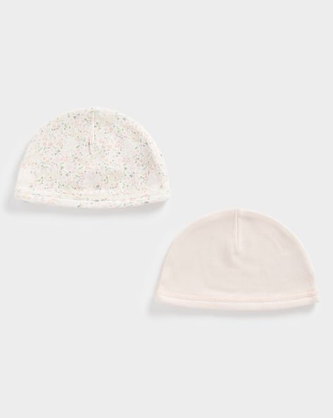 Mothercare Pack of 2 Organic Cotton Printed Hats