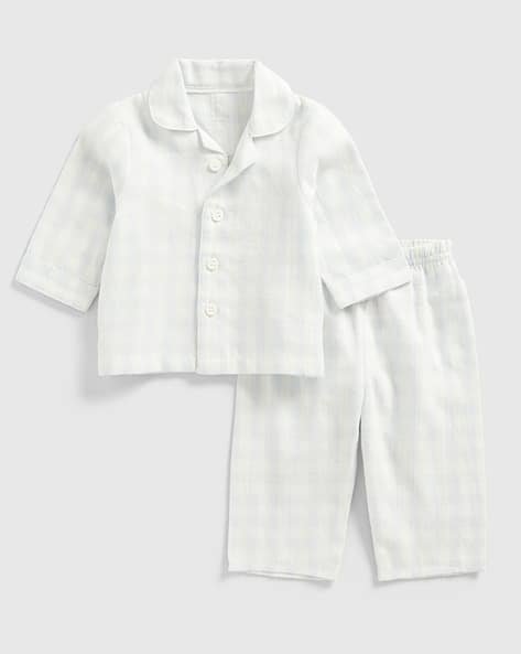 Mothercare Boys Checked Shirt & Pyjamas Set