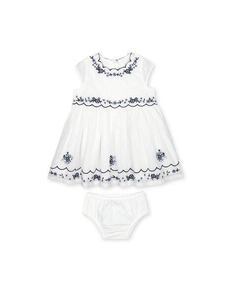 Mothercare Embroidered A-line Frock with Bloomers
