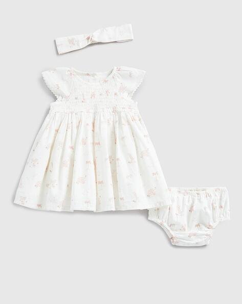 Mothercare Girls Printed Fit & Flare Dress Set