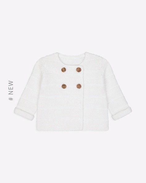Mothercare Knitted Full-Sleeve Unisex Sweater