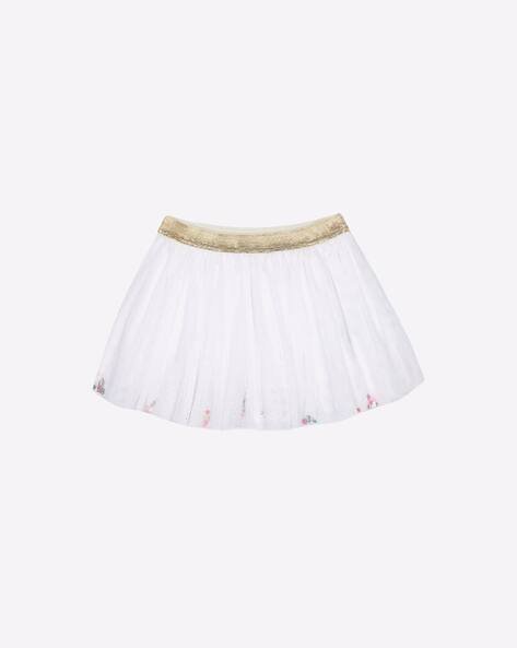 Mothercare Sequins Embellished Mesh Flared Skirt