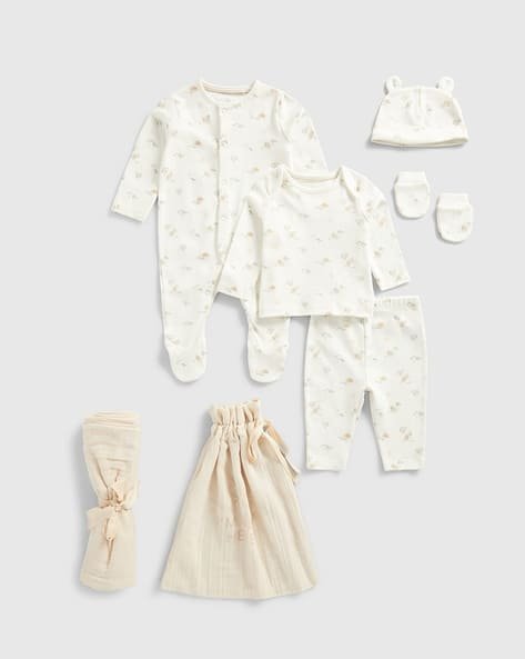 Mothercare Unisex Printed 6-Piece Cotton Gift Set