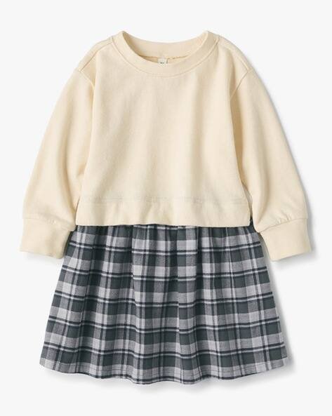 MUJI Checked Flannel Dress