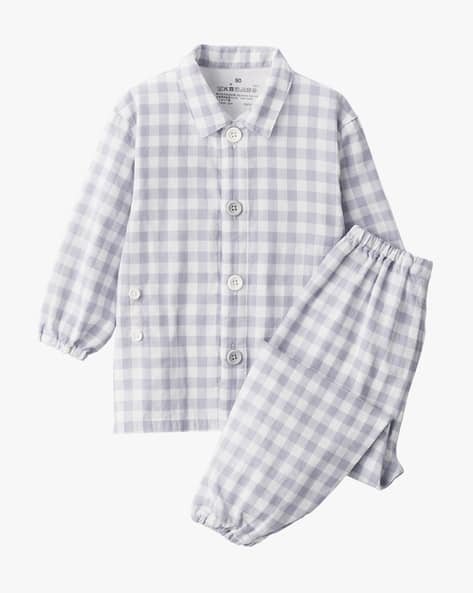 MUJI Side Seamless Double Gauze Training Pyjama Set