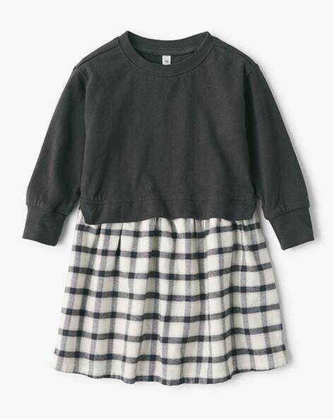 MUJI Flannel Paneled Dress
