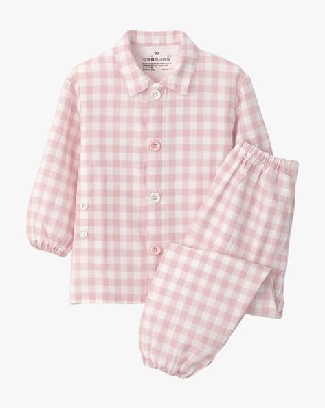 MUJI Side Seamless Double Gauze Training Pajamas
