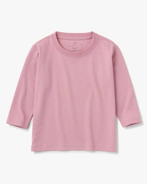 MUJI Easy-On Crew-Neck Long-Sleeve T-Shirt