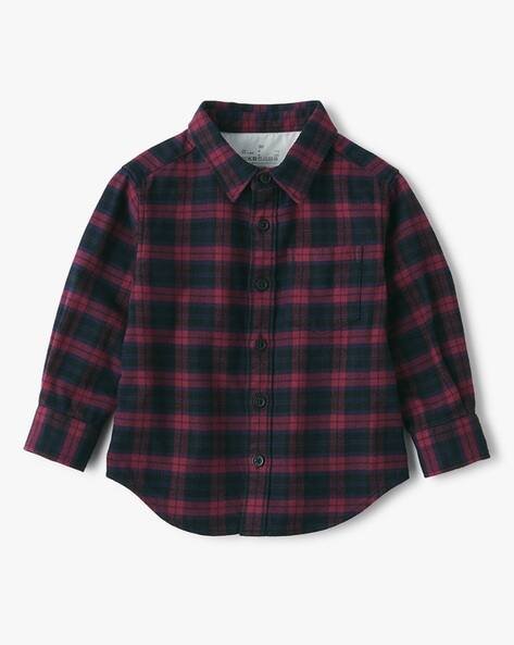 MUJI Flannel Regular Collar Shirt