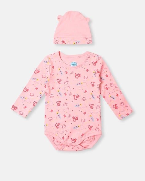 NAUTI NATI Cotton Graphic Rompers
