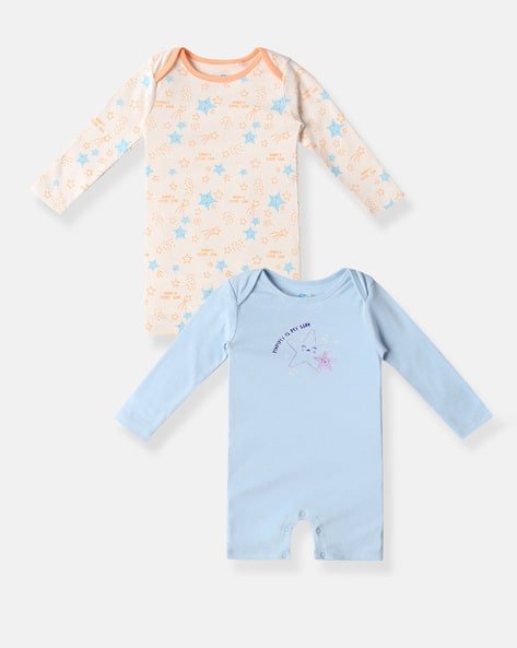 NAUTI NATI Pack of 2 Star Print Rompers
