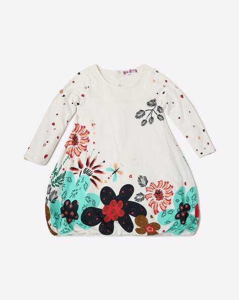 NAUTI NATI Floral A-line Dress