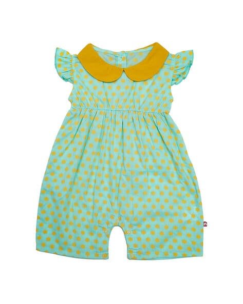 NINO BAMBINO Polka-dot Rompers