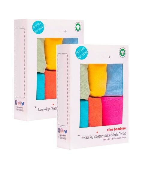 NINO BAMBINO Set of 12 Cotton Napkins