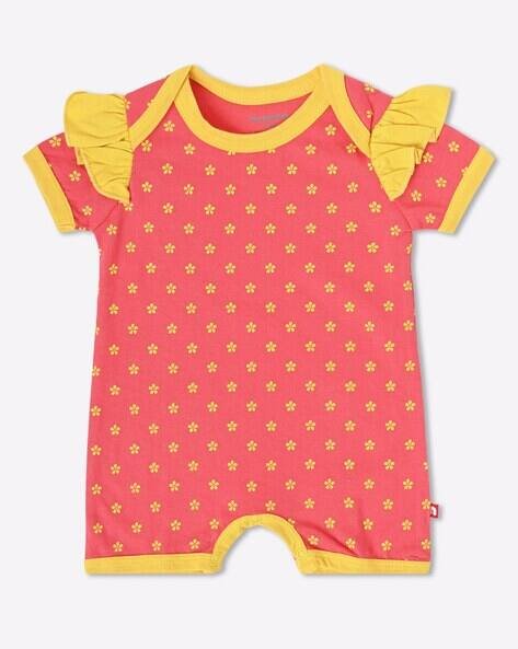 NINO BAMBINO Floral Print Rompers
