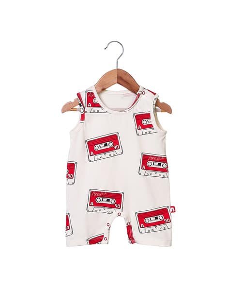 NINO BAMBINO Printed Sleeveless Romper