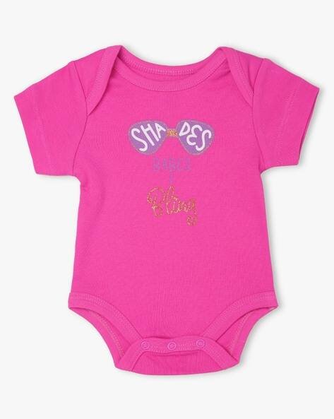 NINO BAMBINO Typographic Print Rompers
