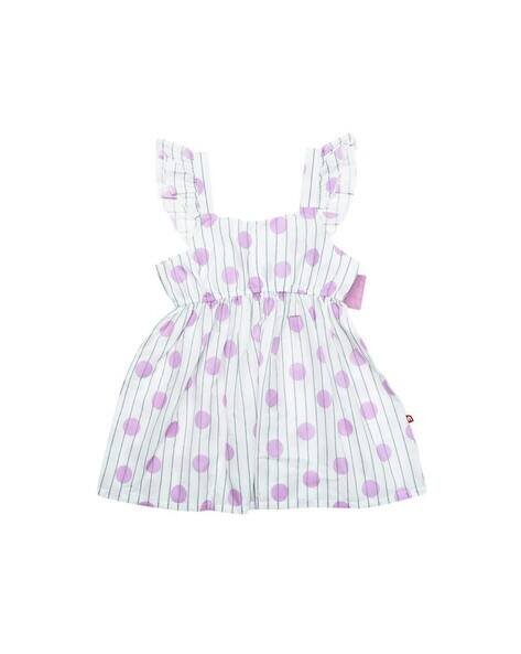 NINO BAMBINO Polka-Dot Print A-line Dress