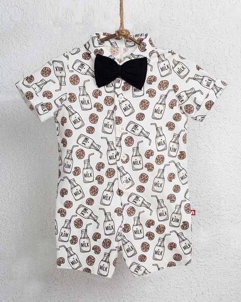 NINO BAMBINO Solid Rompers