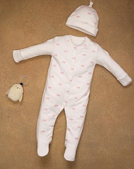One Friday Baby Girl Embroidery Rompers