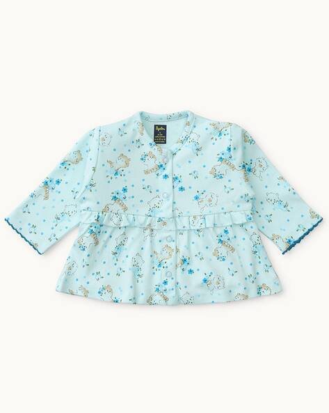 PEPITO Kitten Print A-Line Dress