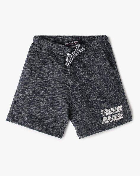 PINK N BLUE Boys Heathered Shorts with Insert Pocket