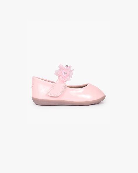 PITTER-PATTER Slip-On Ballerinas with Floral Applique