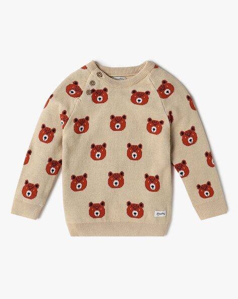 PLAYDAY Boys Knitted Round-Neck Sweater