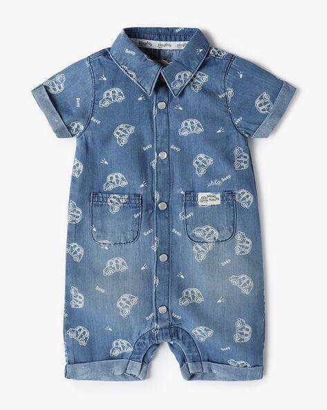 PLAYDAY Boys Printed Rompers
