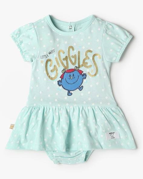 PLAYDAY Giggles Print Bodysuit Dress