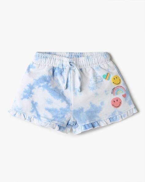 PLAYDAY Girls Tie & Dye Regular Fit Shorts