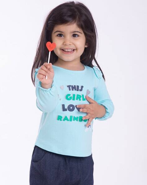 PLAYDAY Typographic Print Round-Neck Sweatshirt