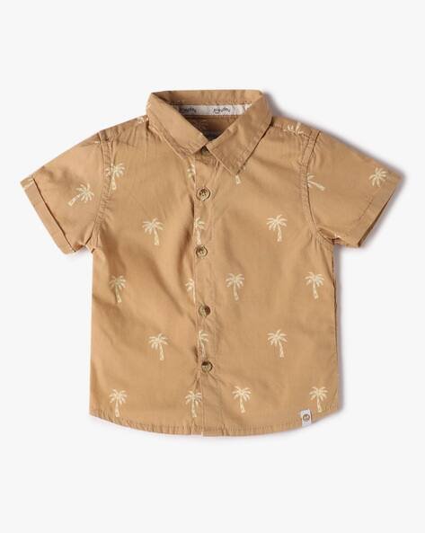 PLAYDAY Tropical Tree Print Shirt