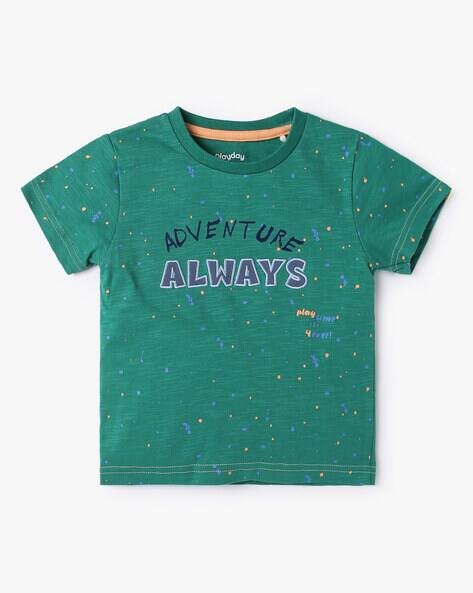 PLAYDAY Printed Relaxed Fit Round-Neck T-Shirt