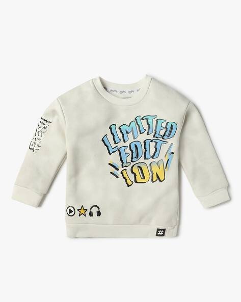 PLAYDAY Boys Graphic Print Regular Fit Sweatshirt